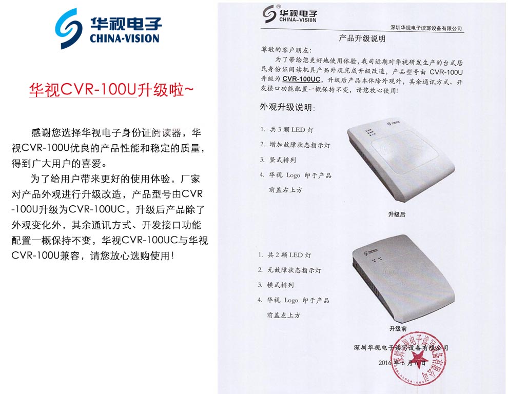 华视CVR-100UC